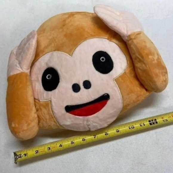 Cute Monkey Pillow Plush Stuffed Toy - Picture 2 of 3